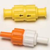 Model 541 in yellow Polypropylene and Model 542 in orange/white Polypropylene